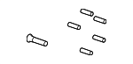 11588811 - Tire &amp; Wheel: Wheel Lug Stud for GM Image