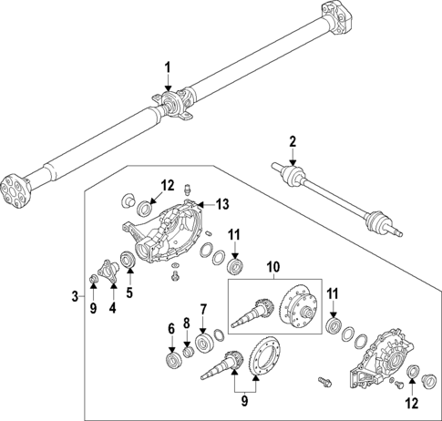 Drive Axles for 2020 Kia Stinger #0