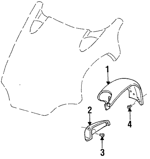 Fender & Components for 1993 Dodge Viper #0