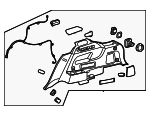 29669015011D55 - Body: Side Trim Panel for Mercedes-Benz Image