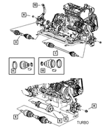 RX017653AA - : Axle Half Shaft, Remanufactured, Left for Mopar Image