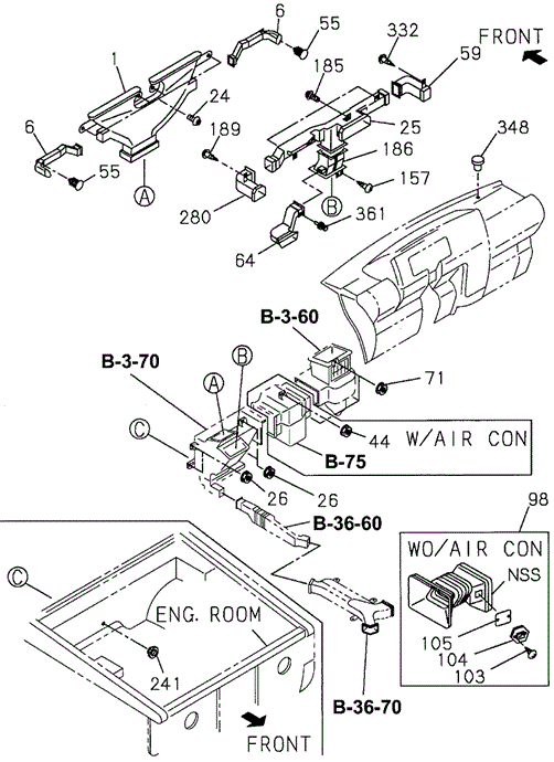 Duct for 1997 Acura SLX #0