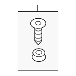 1T0998754 - Body: Wiper Linkage Mount Kit for Audi: A3, A3 Quattro, S3, TT Quattro, TT RS Quattro, TTS Quattro Image