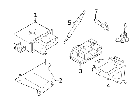Control Modules for 2015 BMW 740Ld xDrive #0