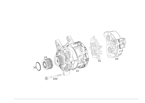 Alternator for 2022 Mercedes-Benz A 220 #0