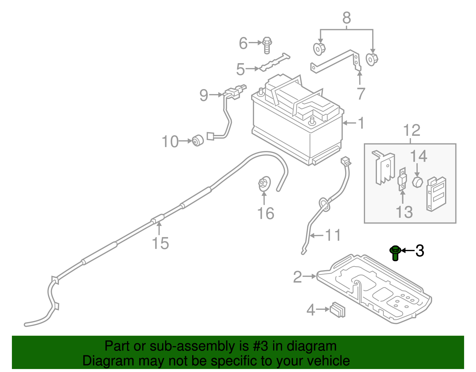 Steering Column Mount Bolt - Porsche (N-102-400-03)