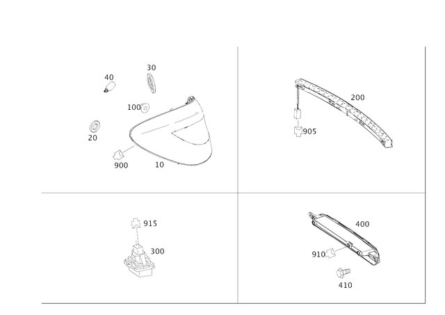2189060158 - Electrical System: Rear Lamp for Mercedes-Benz: CLS400, CLS550, CLS63 AMG, CLS63 AMG S Image image