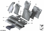 52208058110 - Seats: Seat Upholstery for BMW Image