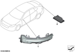 51165A6AB85 - : Auxiliary Turn Signal, Mirror, Left for BMW Image