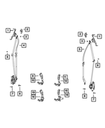 1DS78HL5AA - Restraints: Adjustable Turning Loop Cover for Mopar Image