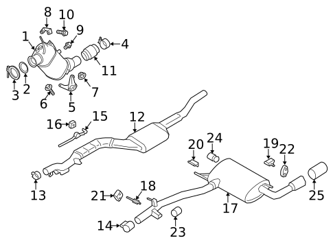Exhaust Components for 2016 BMW X3 #0