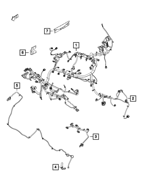 Wiring-Powertrain for 2015 Ram 1500 #1