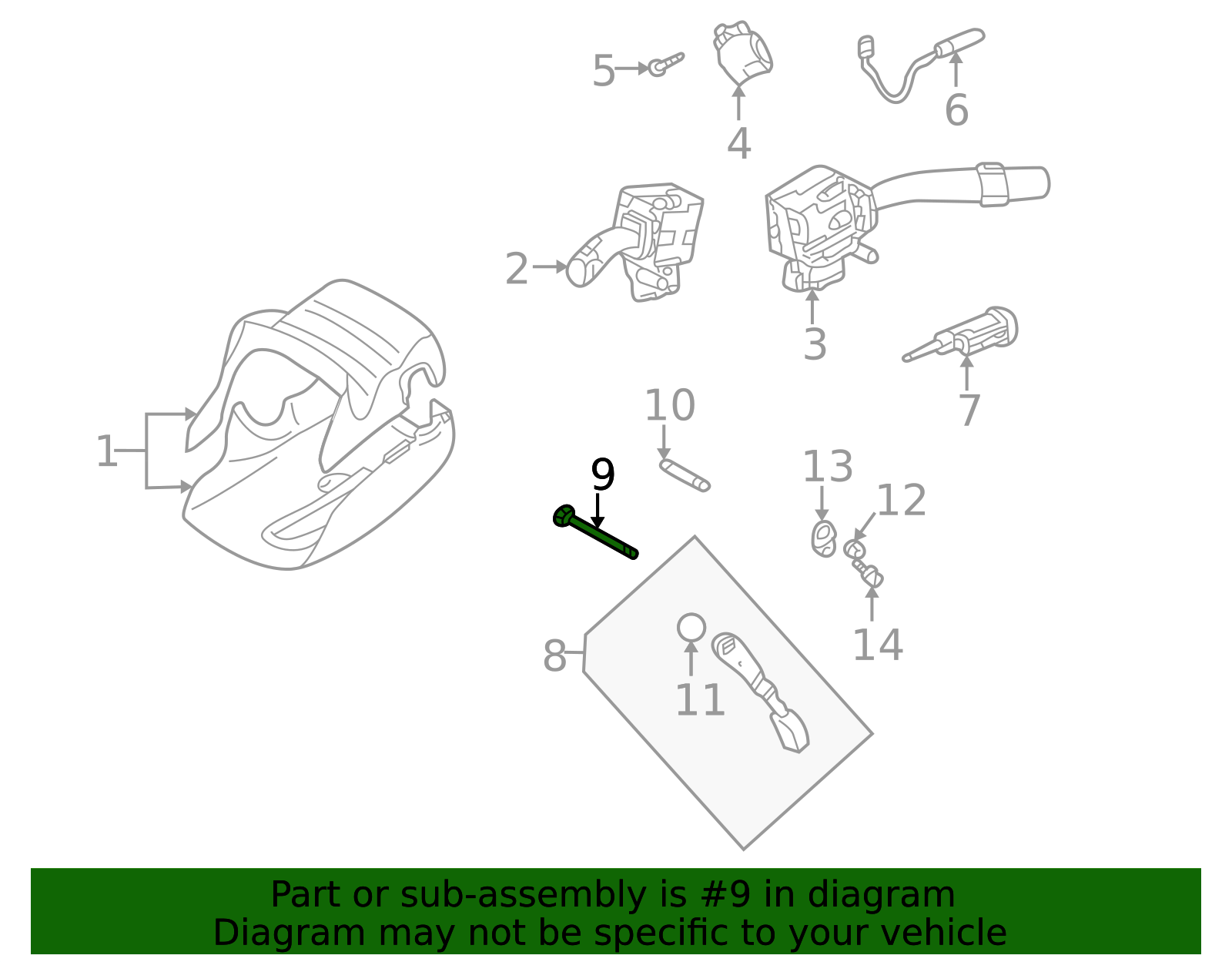 2000-2005 Toyota Steering Column Tilt Adjuster Bolt 45831-52010 | OEM ...