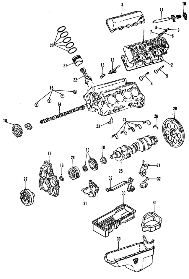 12690608 - Engine: Cylinder Head for GM Image