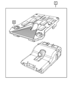 4672597AA - Electrical: Camera Bracket for Dodge: Durango | Jeep: Cherokee, Compass, Grand Cherokee, Grand Cherokee WK Image