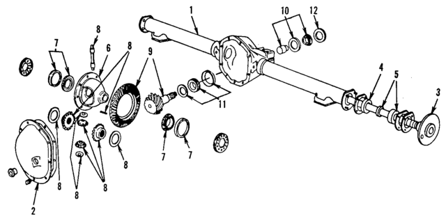 52068451AB - Universals &amp; Rear Axle: Differential Case for Mopar Image