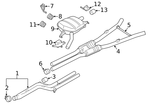 Exhaust Components for 2014 BMW 740Li xDrive #0