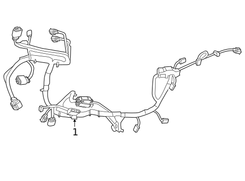 Wiring Harness for 2013 Dodge Grand Caravan #0