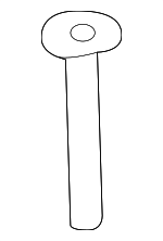 22718486 - Body: Headrest Guide for Chevrolet: Malibu | Pontiac: G6 Image