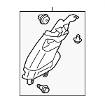 94012CA010VH - : Pillar Trim for Subaru Image