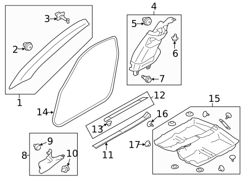 Interior Trim - Pillars for 2015 Subaru BRZ #0