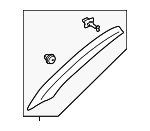 94010CA000VH - Body: Windshield Pillar Trim for Subaru Image