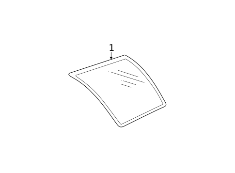 Glass & Hardware for 2006 Chevrolet Trailblazer #0