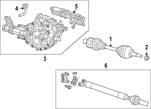 Front Axle & Carrier for 2025 Ram 1500 #0