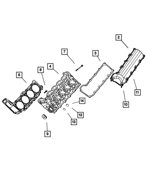 Cylinder Head for 2002 Jeep Grand Cherokee #0