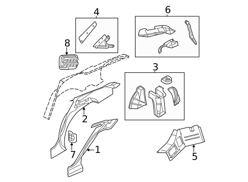 Inner Structure for 2001 Dodge Intrepid #0