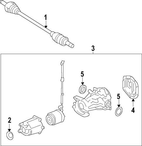 Drive Axles for 2007 Ford Fusion #0