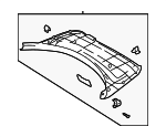 MR456580 - Body: Lower Trim Panel for Mitsubishi Image
