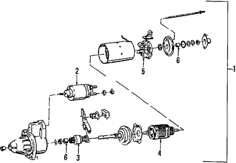 Starter for 1985 Saab 900 #0