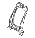7101342250 - : Seat Back Frame for Lexus: NX250, NX350, NX350h, NX450h+, RX350, RX350h, RX450h+, RX500h Image