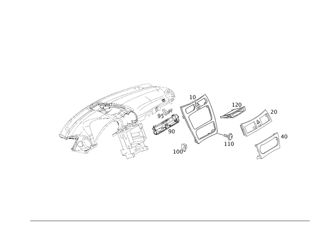 2096803907 - : Cover for Mercedes-Benz Image