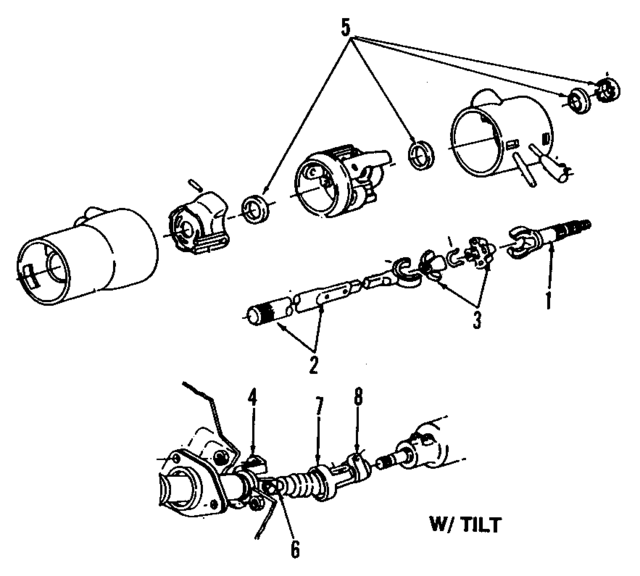 4094094 - Steering: Upper Shaft for Mopar Image