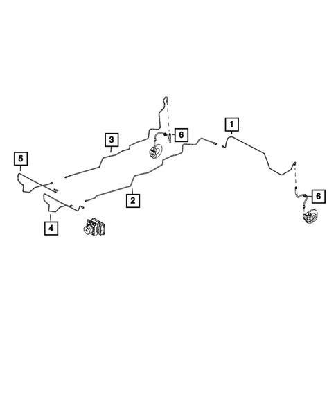 Hydraulic Control Unit, Brake Tubes and Hoses for 2024 Dodge Hornet #4