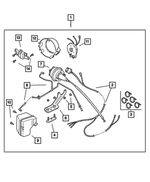 4668818AF - : Speed Control Vacuum Harness for Mopar Image
