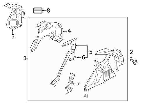 Inner Structure for 2021 Ford Escape #0
