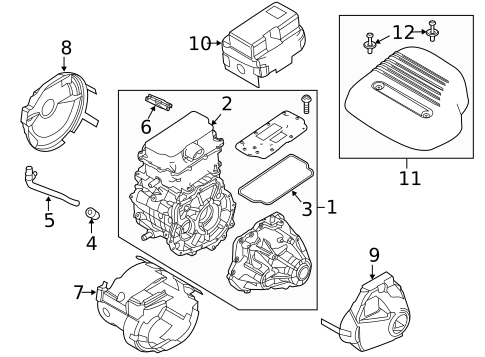 Motor & Components for 2017 Ford Focus #1