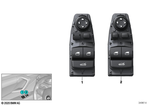 61319306903 - : Window Lifter Switch, Driver Side for BMW Image