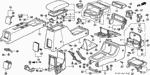 90137SH3000 - Interior/Bumper: SCREW, TAPPING (4X16) for Honda Image