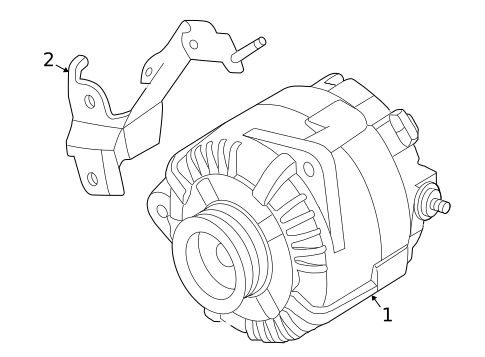 Alternator for 2011 Nissan Altima #1