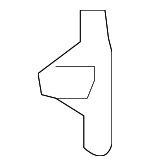 91563SCV003 - : Door Weather-Strip Clip for Honda Image