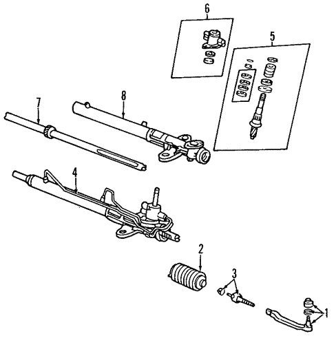 Steering Gear & Linkage for 1995 Honda Odyssey | OEM Parts