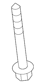 90161T5A000 - Engine: Torque Arm Bolt for Honda: Civic, Insight Image