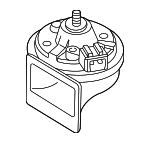 8W0951221 - Electrical: Horn for Volkswagen Image