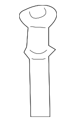 8P0881920E4PK - Body: Headrest Guide for Audi Image