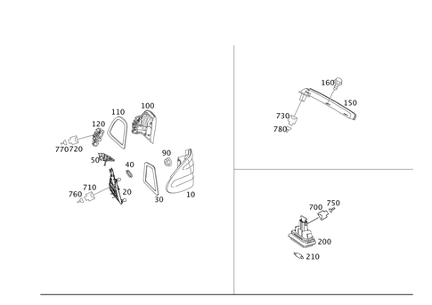 Rear Illumination for 1996 Mercedes-Benz E320 #0
