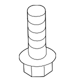 N91166401 - Body: Frame Assembly Bolt for Volkswagen: Atlas, Atlas Cross Sport, e-Golf, Golf, Golf Alltrack, Golf R, Golf SportWagen, GTI, Jetta, Passat, Taos, Tiguan, Tiguan Limited, Touareg Image